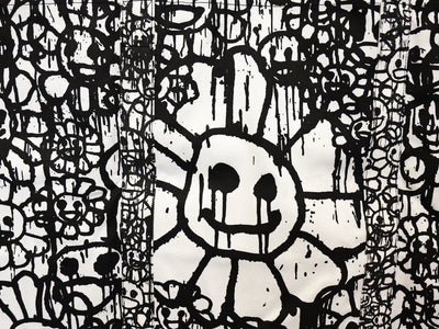 Madsaki x Takashi Murakami - Sac en coton Flower