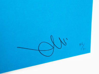 Takashi Murakami - Introduit en 2001 " Time Bokan Blue ".