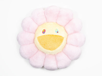 Takashi MURAKAMI - coussin fleur - 30 cm - rose clair