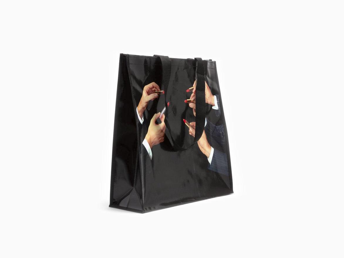 Seletti porte Toiletpaper - Sac d'épicerie - Rouges à lèvres