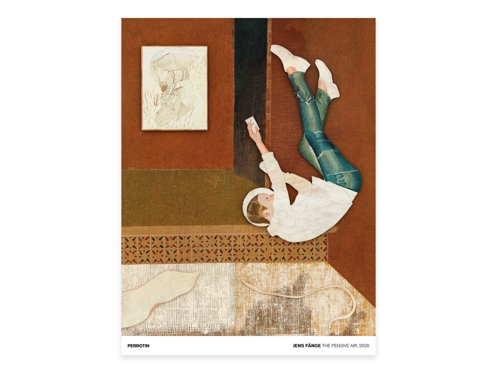 Jens Fange - The pensive air (poster signé)