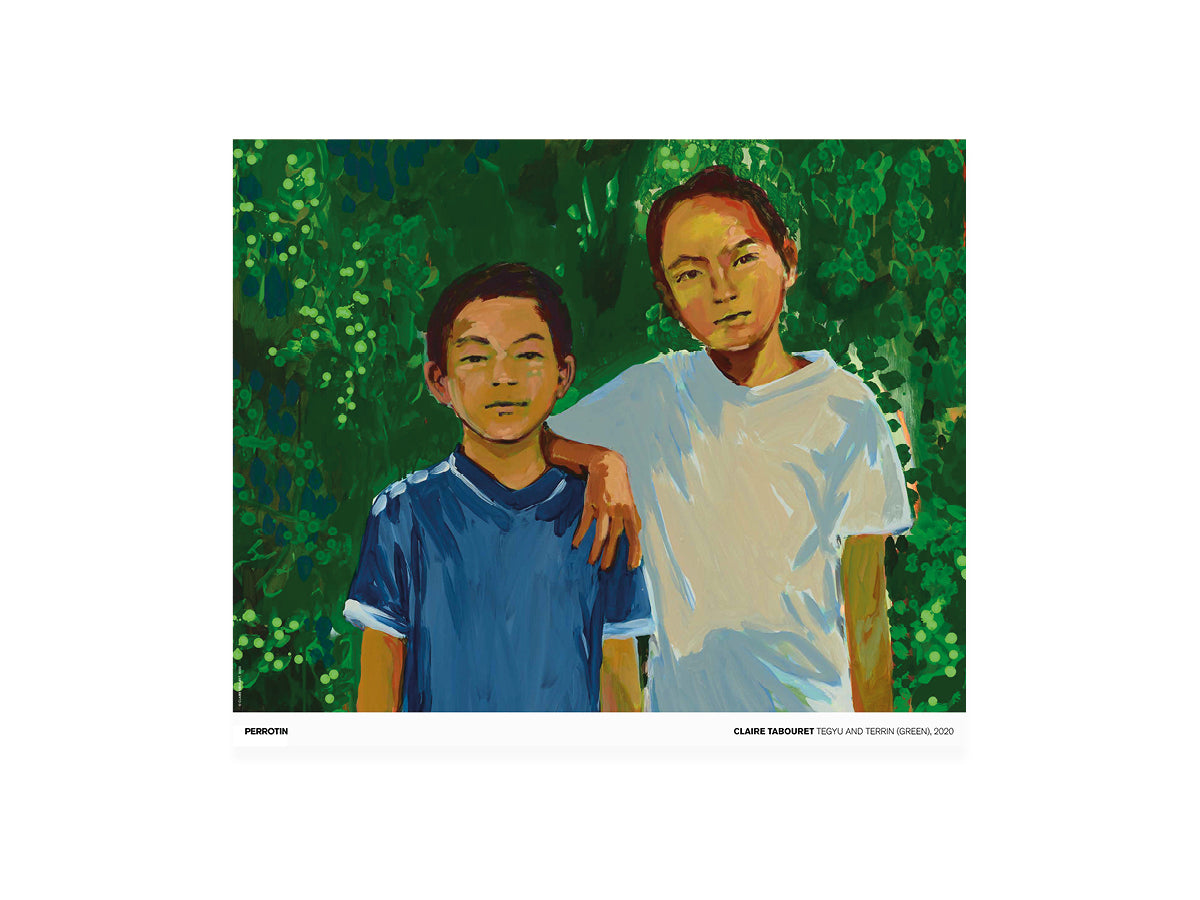 From the Archives: Claire Tabouret - Tegyu & Terrin (vert), 2020 ( poster signée)