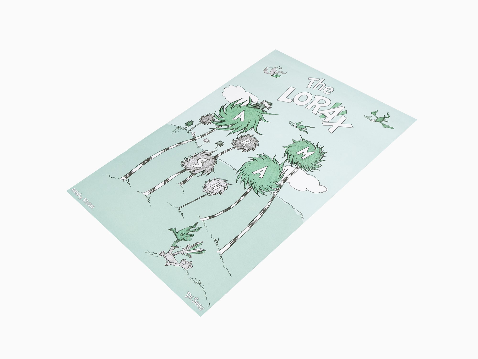 Daniel Arsham x Dr. Seuss "The Lorax" - Hommage écologique Poster