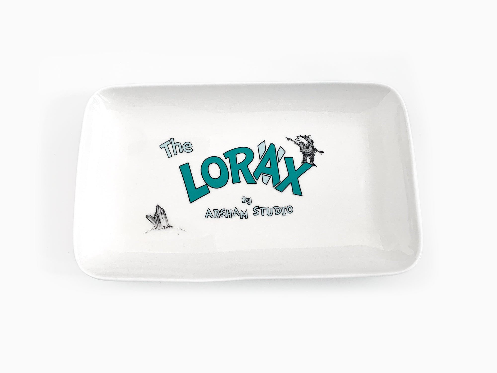Daniel Arsham x Dr. Seuss "The Lorax" - Plateau en porcelaine durable