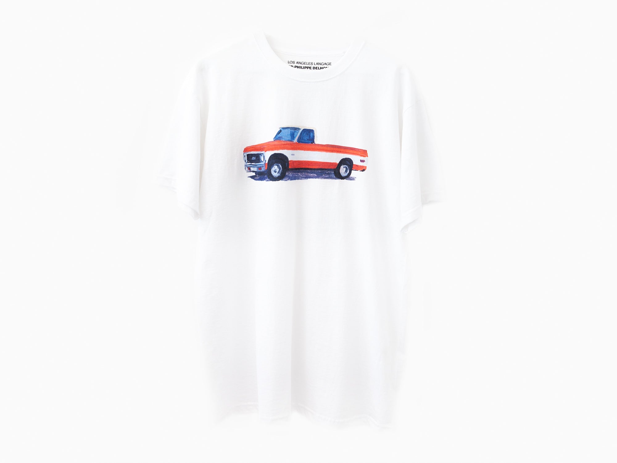 Perrotin x Jean-Philippe Delhomme - Los Angeles Language - "Car 12" (Rouge) t-shirt