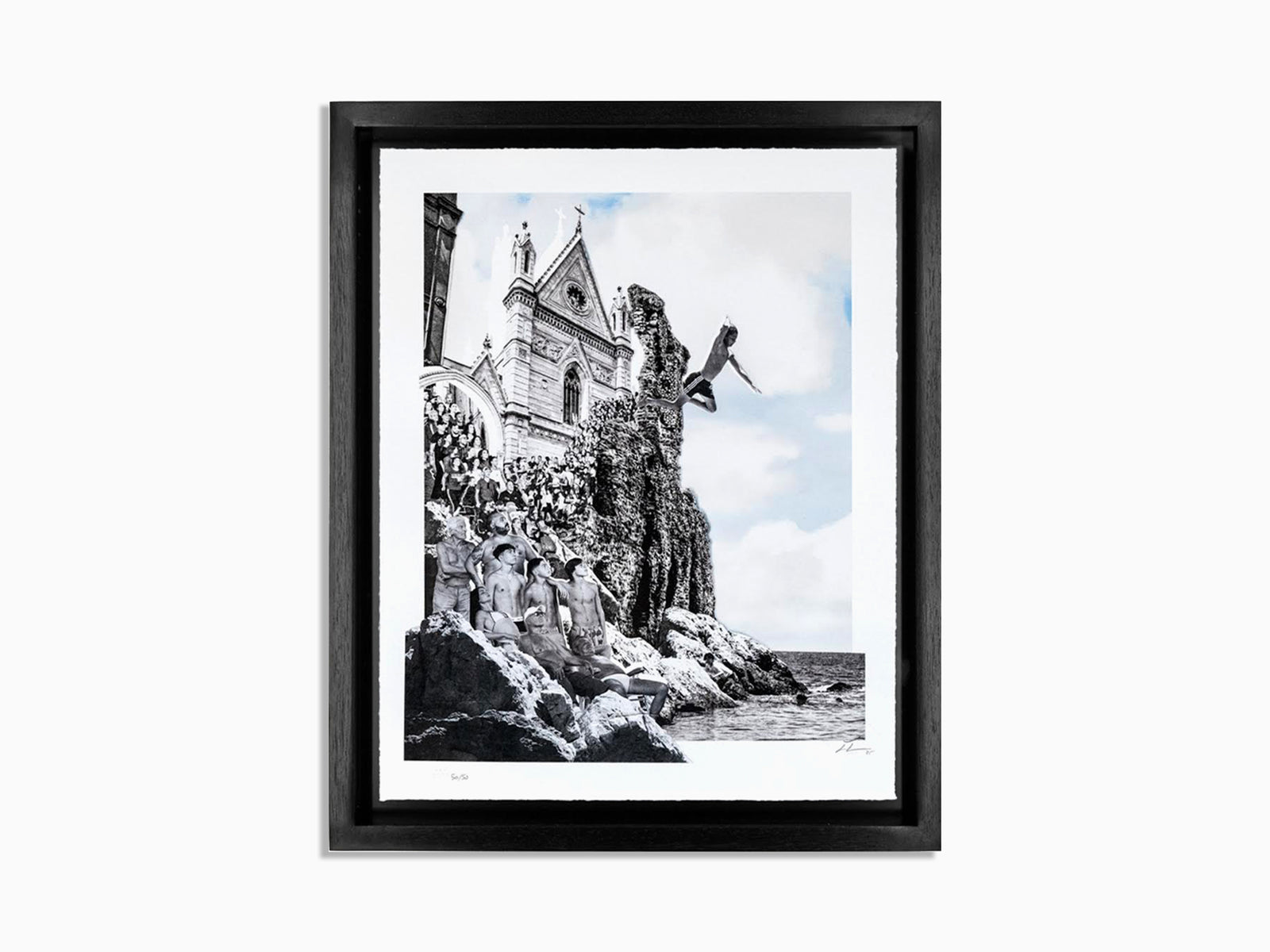 JR - Le Chronache di Napoli, Il Tuffo, Collage, 2025