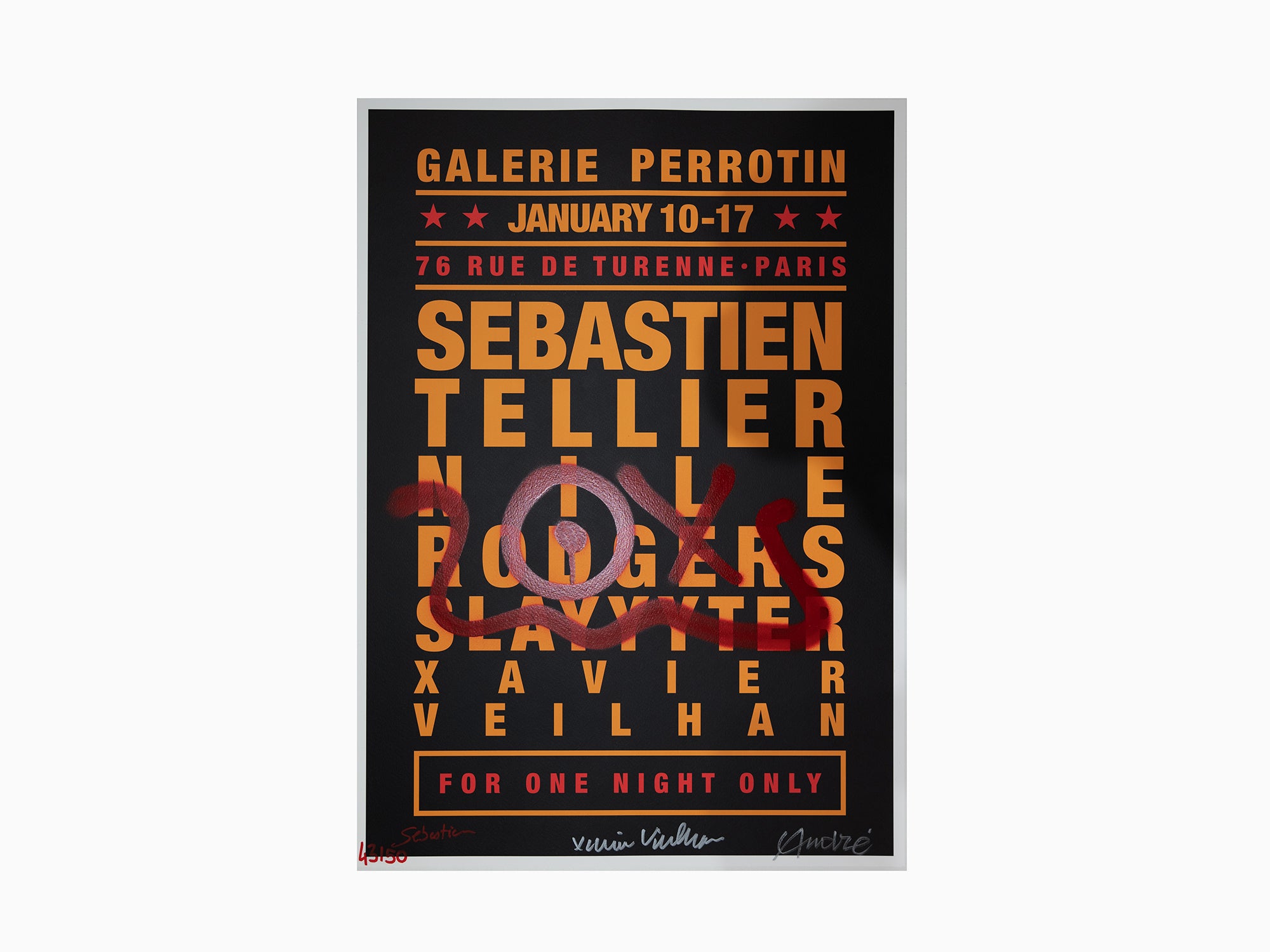 André - Galerie Perrotin One Night Only 2026 (amélioré à la main)