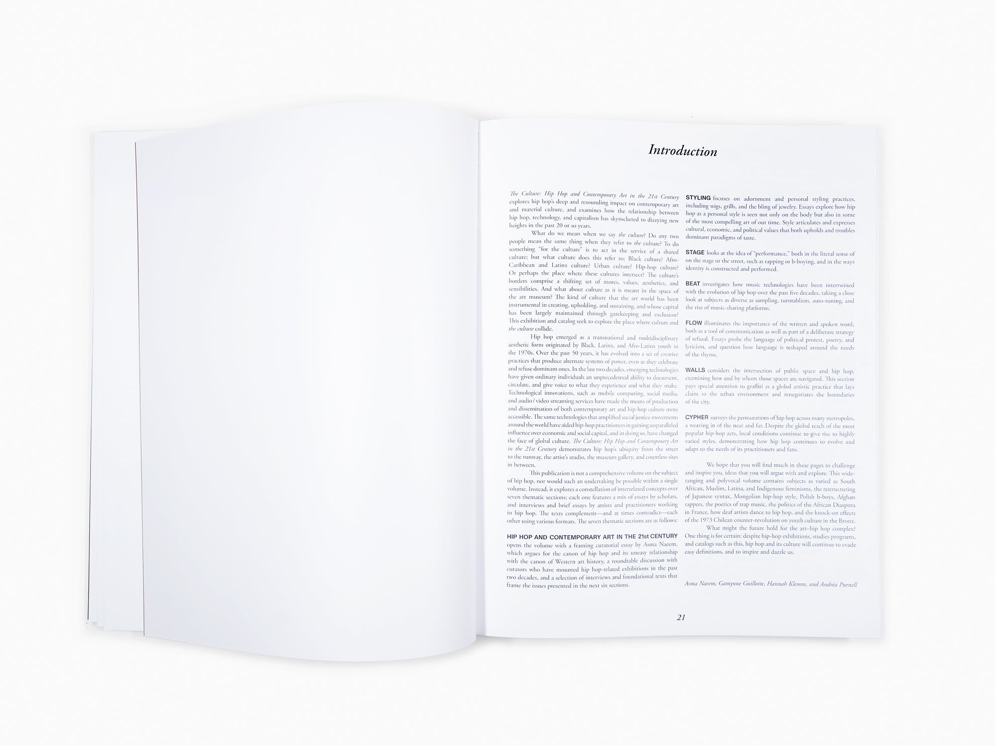 Asma Naeem - The Culture : L'art contemporain hip-hop au 21e siècle