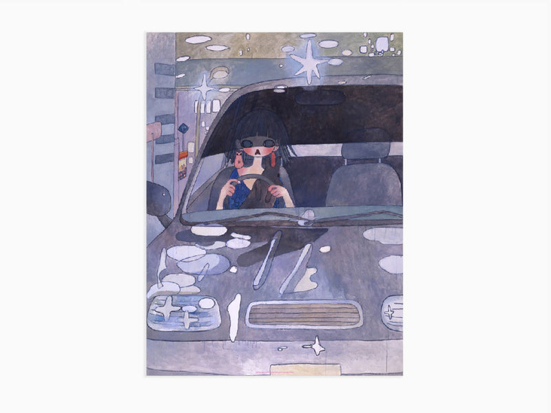 AYA TAKANO - Drive with a Night Dog (Conduire avec un chien de nuit)
