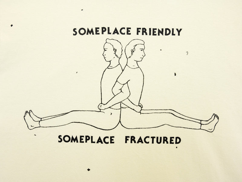 Barry McGee - T-shirt "Someplace Friendly, Someplace Fractured
