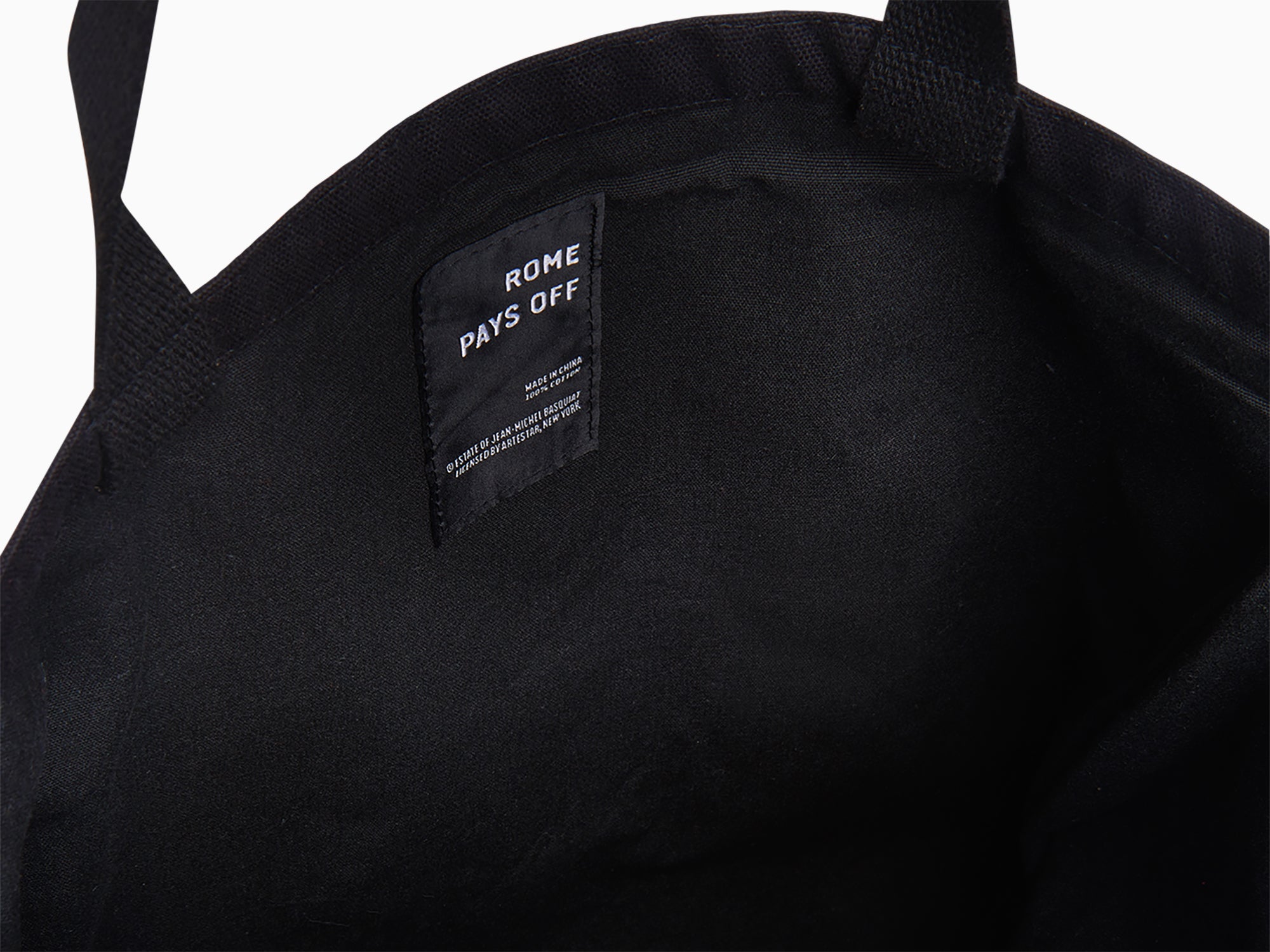 Jean-Michel Basquiat - Sac fourre-tout en toile Beat Bop