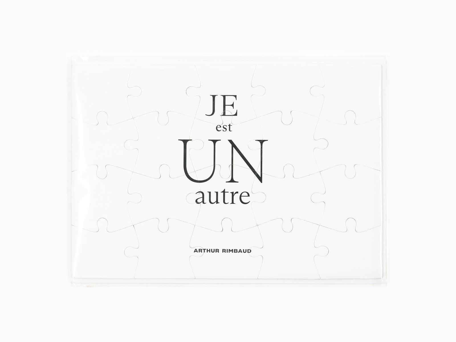 Carte postale puzzle - Je est un autre / Arthur Rimbaud