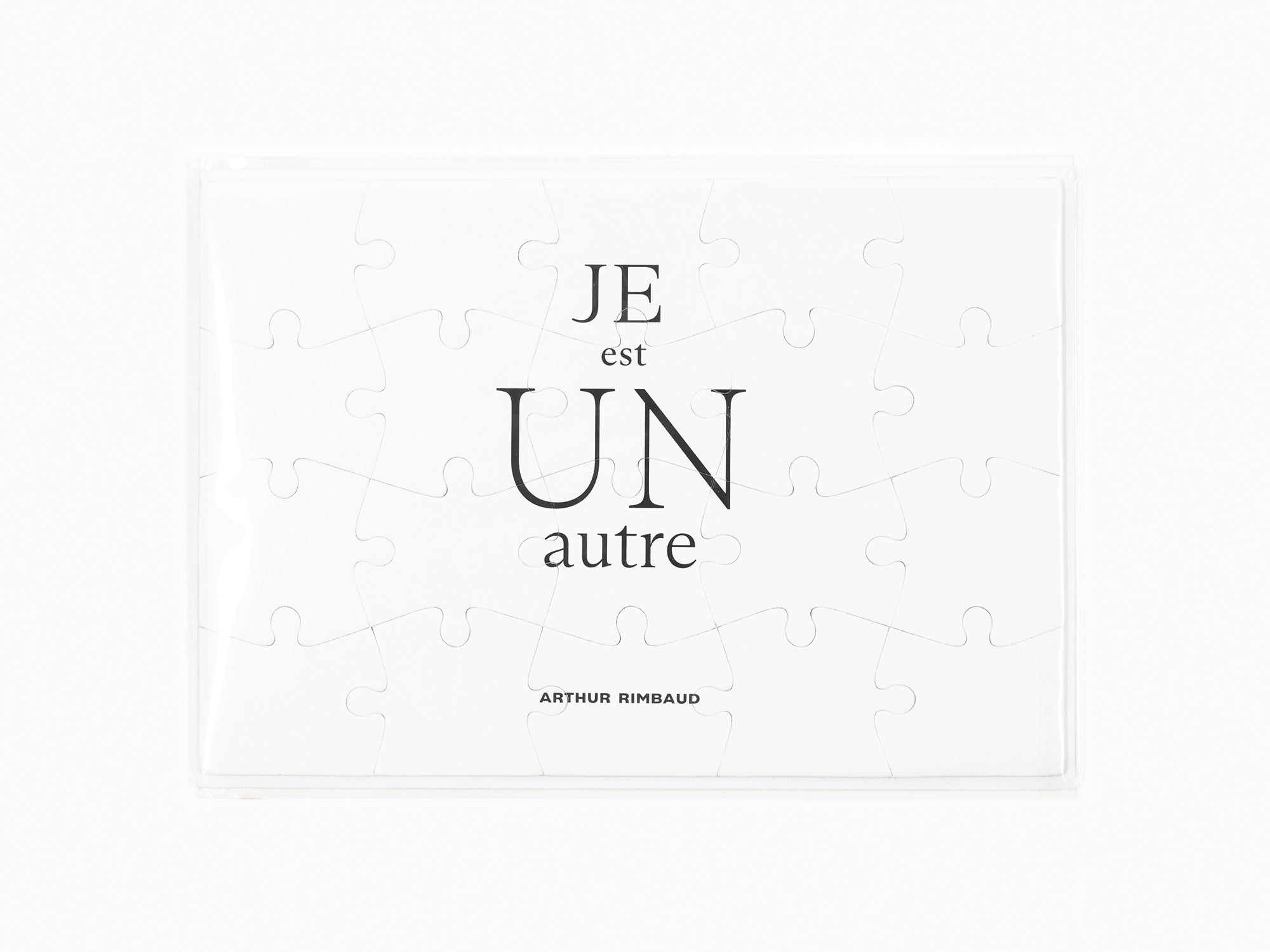 Carte postale puzzle - Je est un autre / Arthur Rimbaud