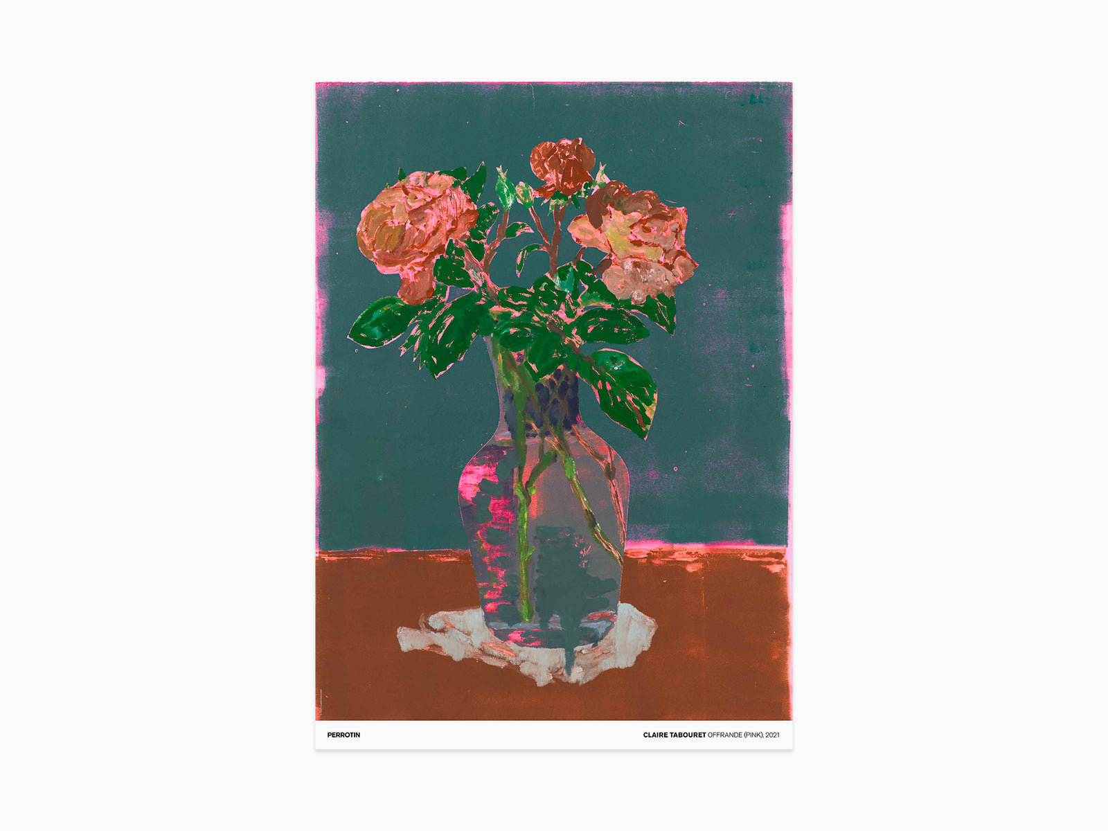 Claire Tabouret  Offrande (rose) ( poster standard)