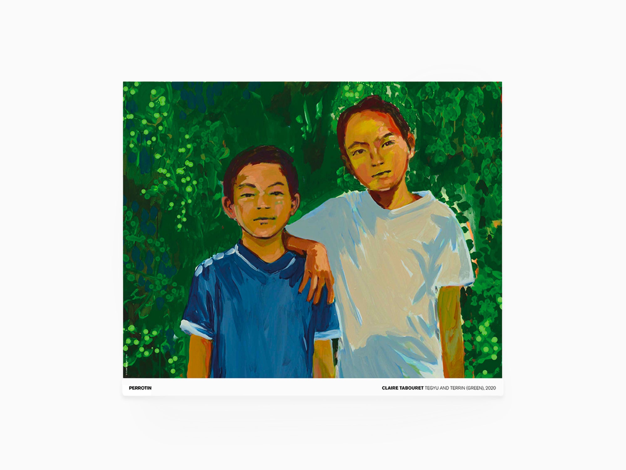 From the Archives: Claire Tabouret - Tegyu & Terrin (vert), 2020 ( poster signée)