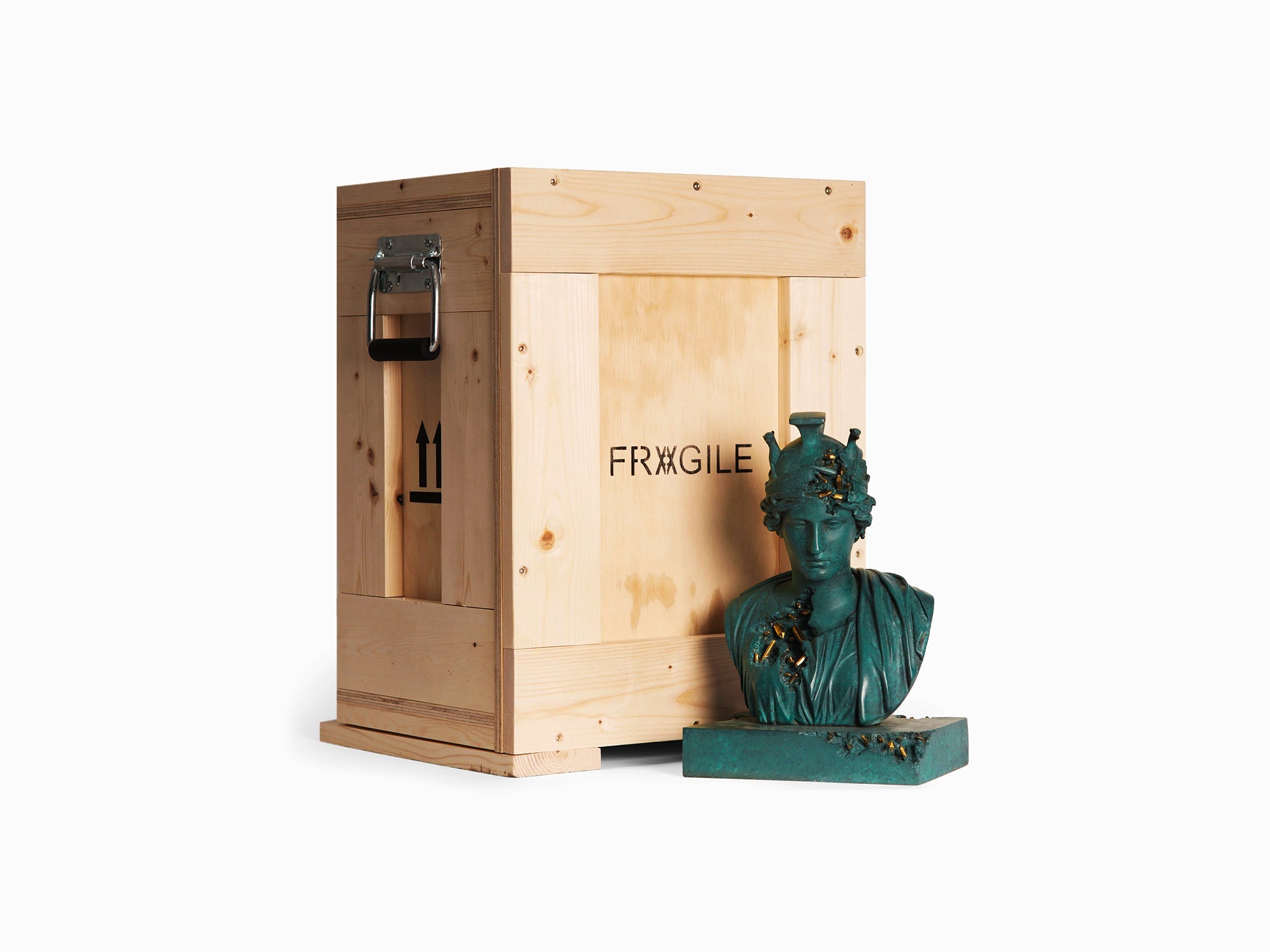 Daniel Arsham - Bronze Eroded Rome Deified