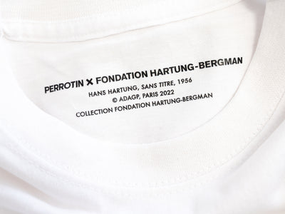 PERROTIN X FONDATION HARTUNG - T-shirt "Sans titre, 1956