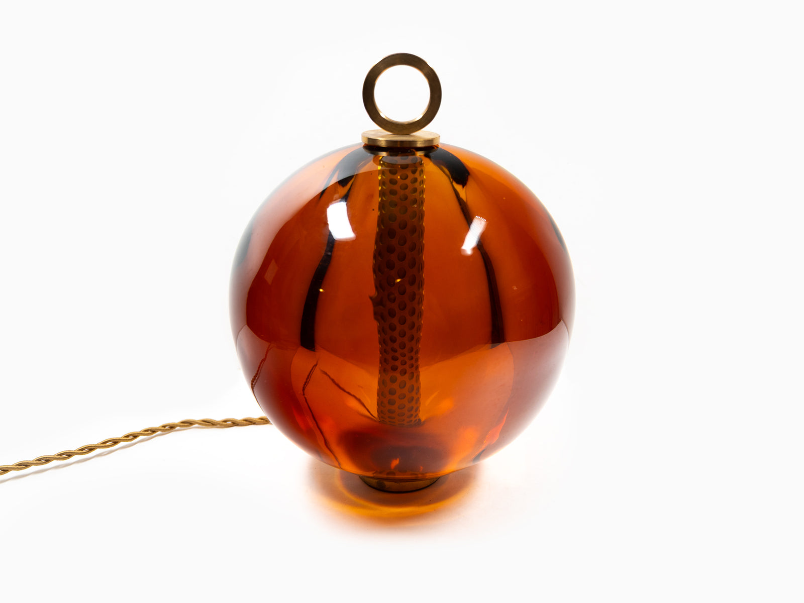 Jean-Michel Othoniel - Lampe perle Ambre 18cm (23EN253)