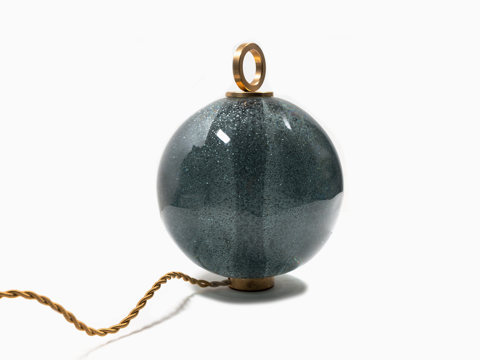Jean-Michel Othoniel - Lampe perle Gris Mica 15cm (23EN285)
