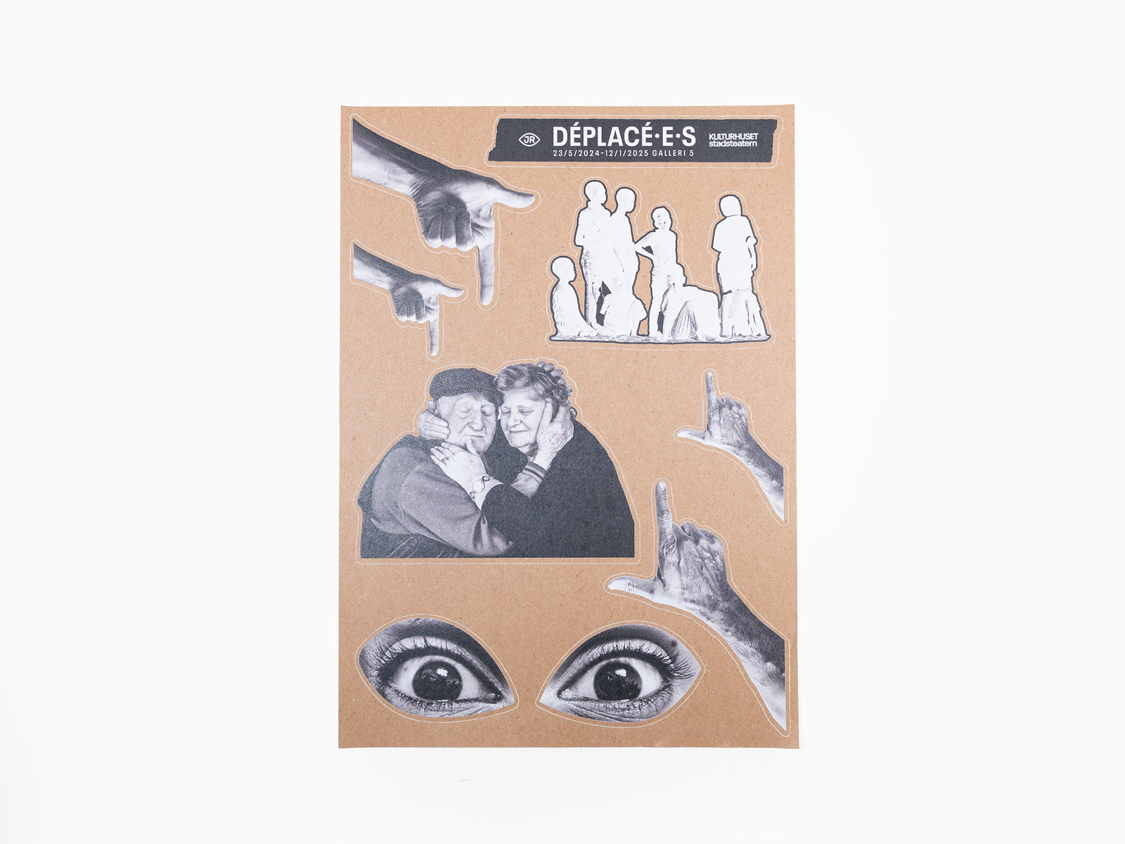 JR - Autocollants Déplacé-e-s