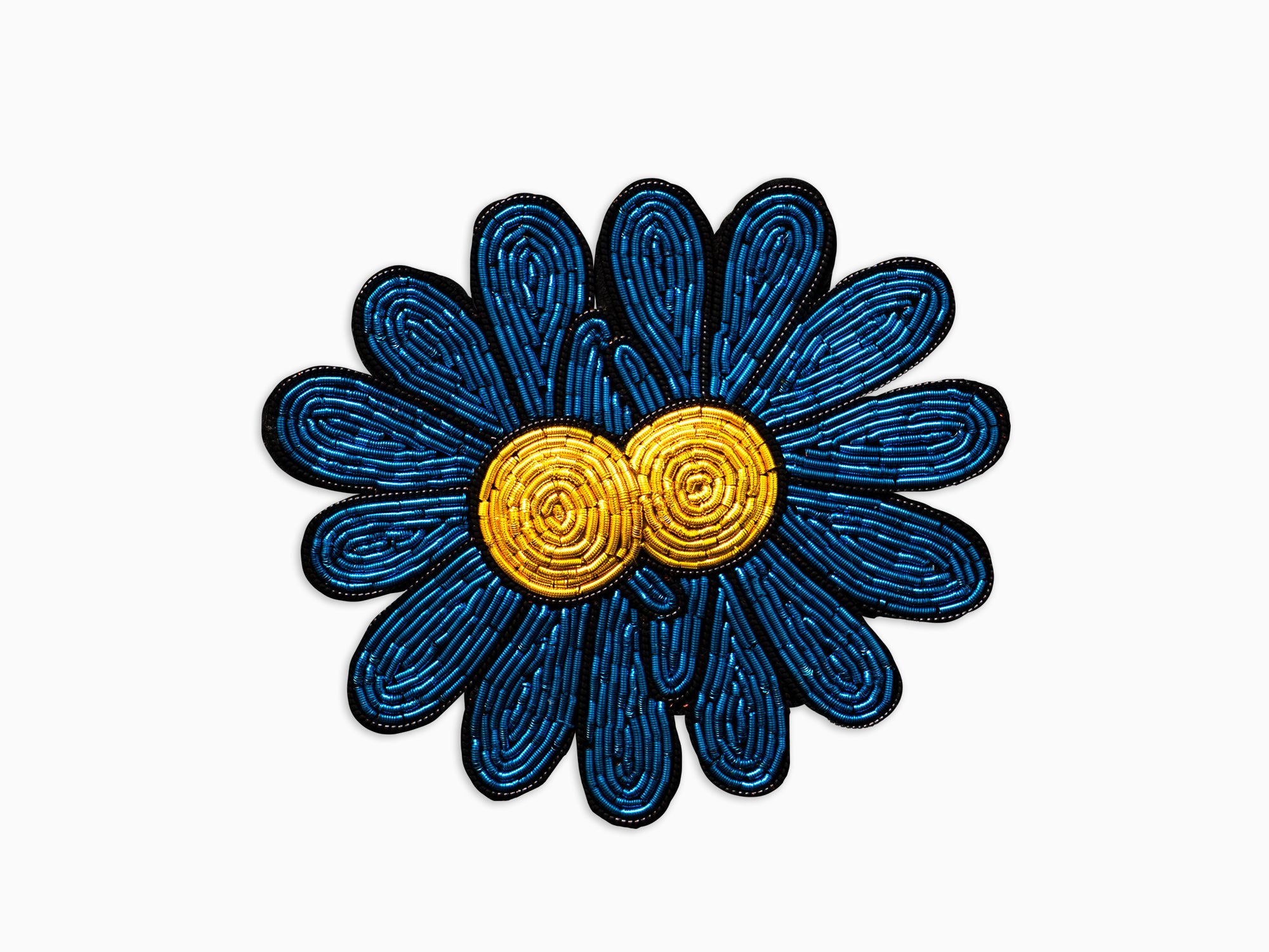 Laurent Grasso - Herbier du futur (Broche marguerite bleue)