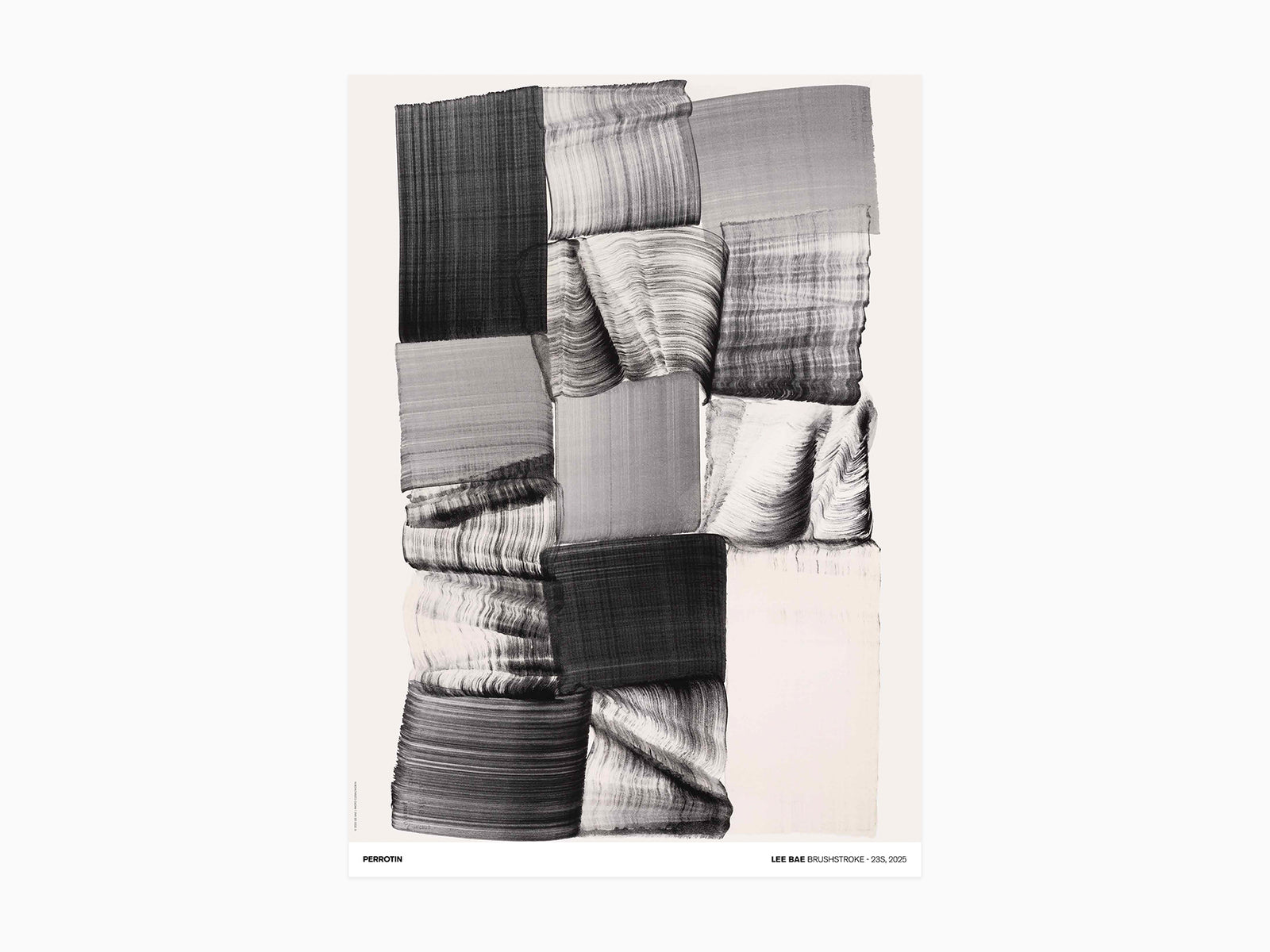 Lee Bae - Brushstroke - 23S, 2025 ( poster signé)
