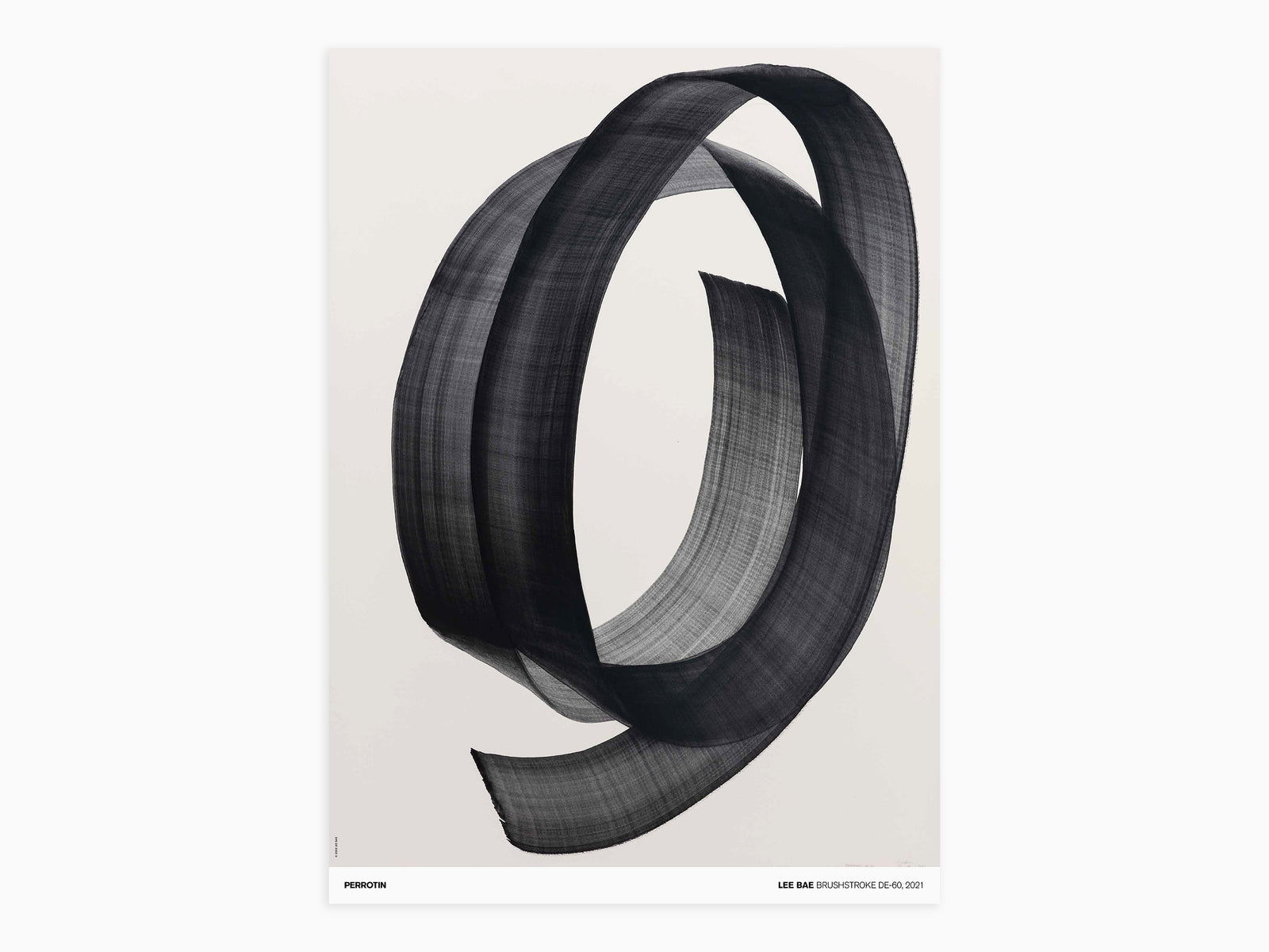 From The Archives: Lee Bae - Brushstroke DE-60, 2021 ( poster signé)