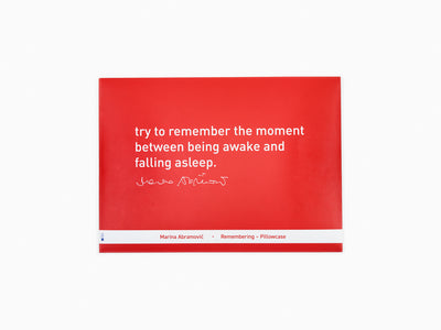 Marina Abramovic - Taie d'oreiller