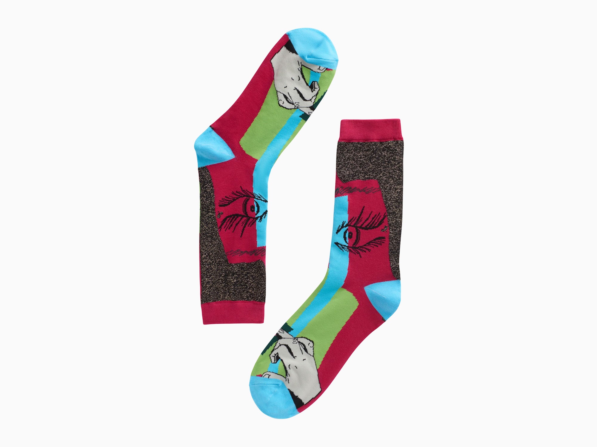 Mickalene Thomas - Boîte à chaussettes en tricot, lot de 3