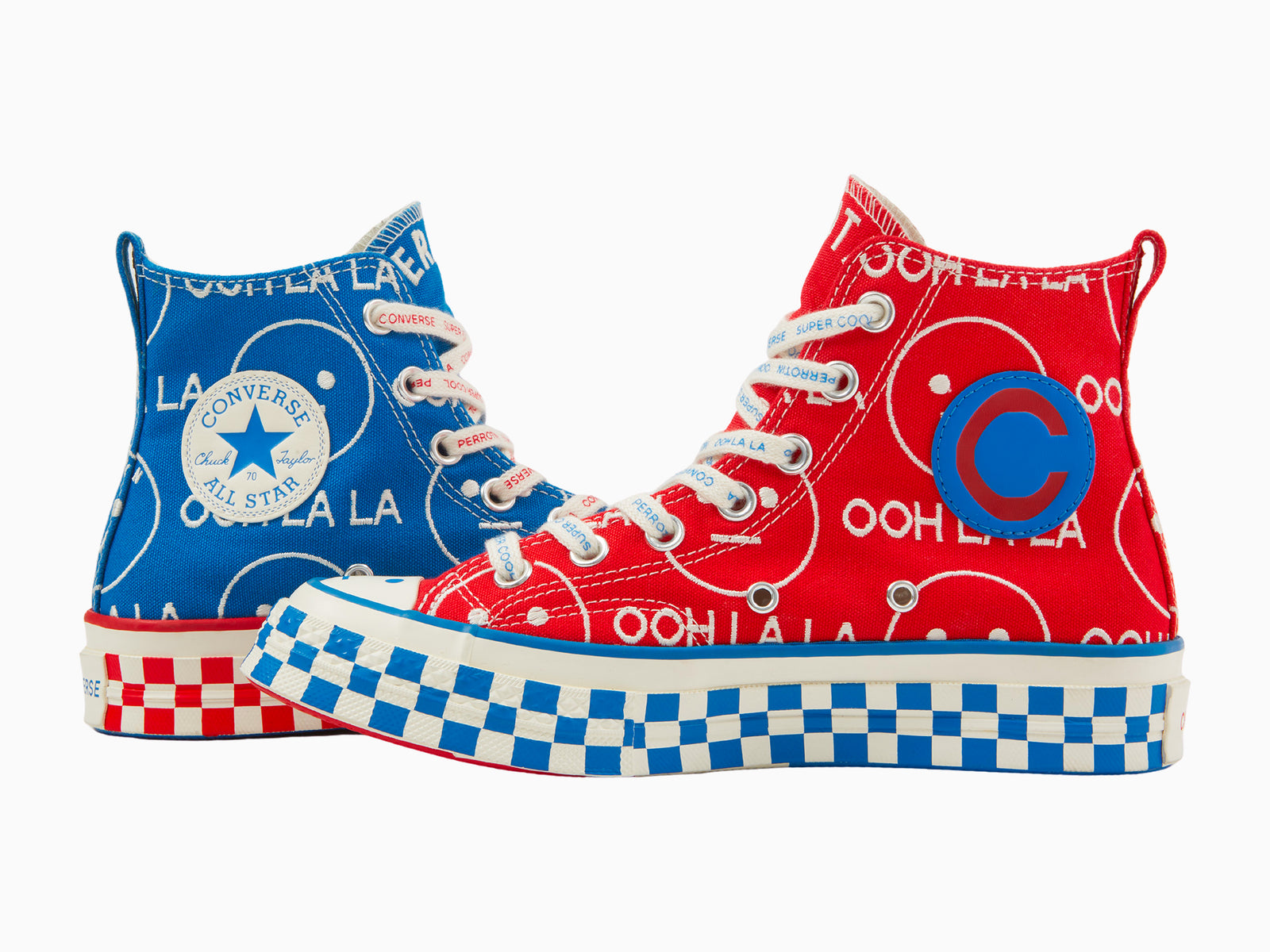 NINA CHANEL ABNEY X CONVERSE CHUCK 70 (ROUGE/BLEU)