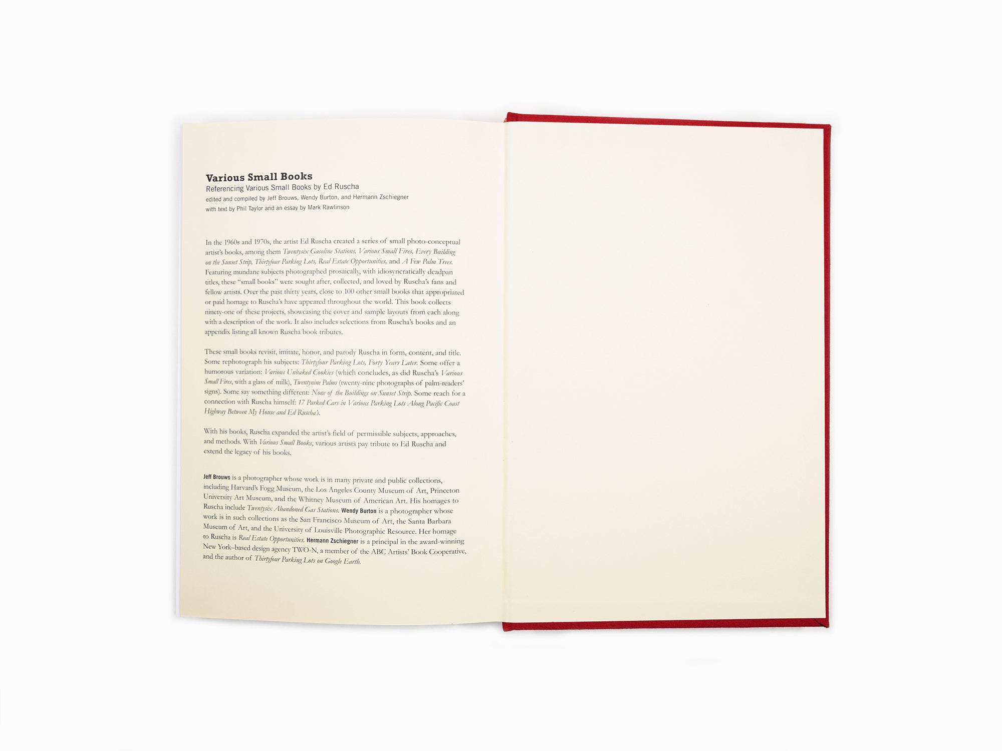 Various Small Books - Référencement de Various Small Books d'Ed Ruscha