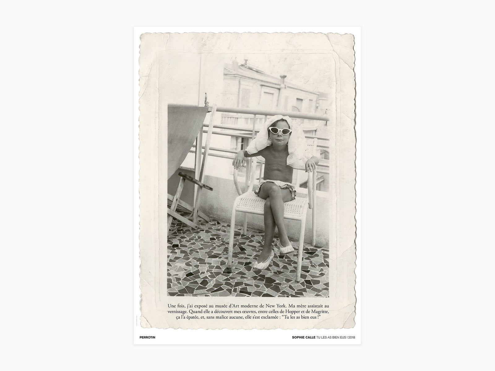 Sophie Calle - Tu les as bien eus ! (poster signé)