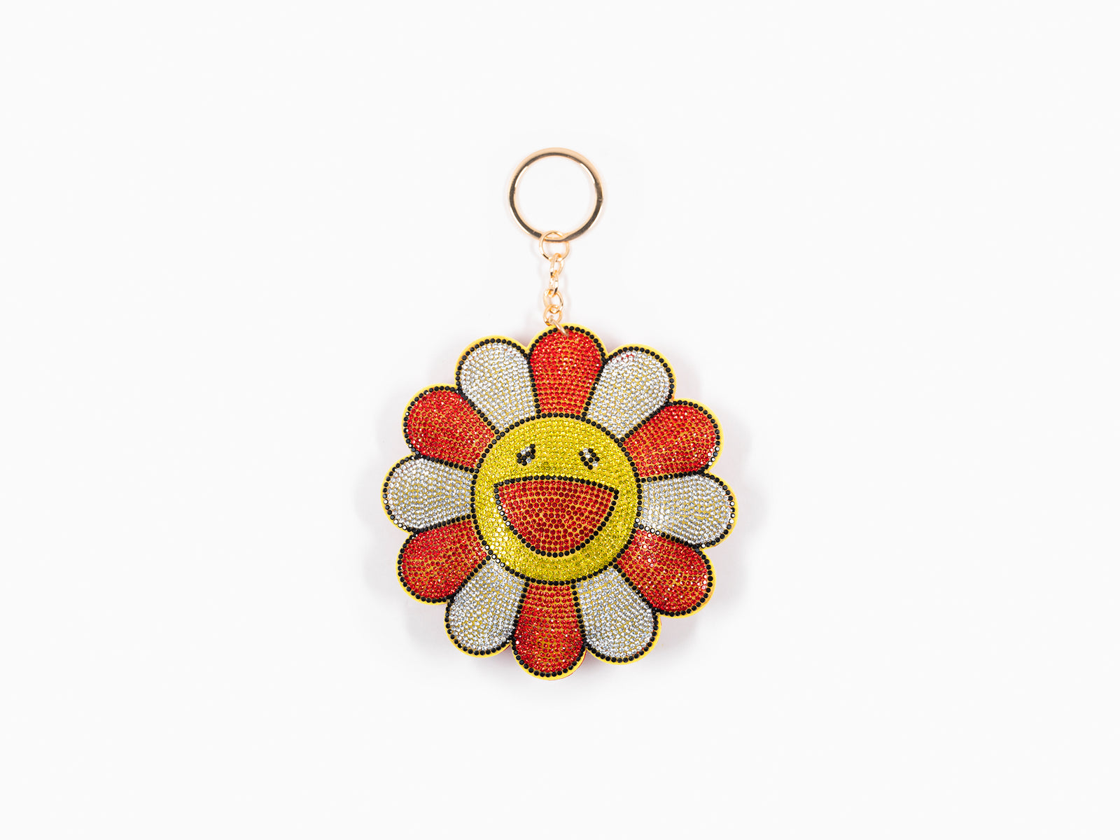 Takashi Murakami - Porte-clés fleur pailleté