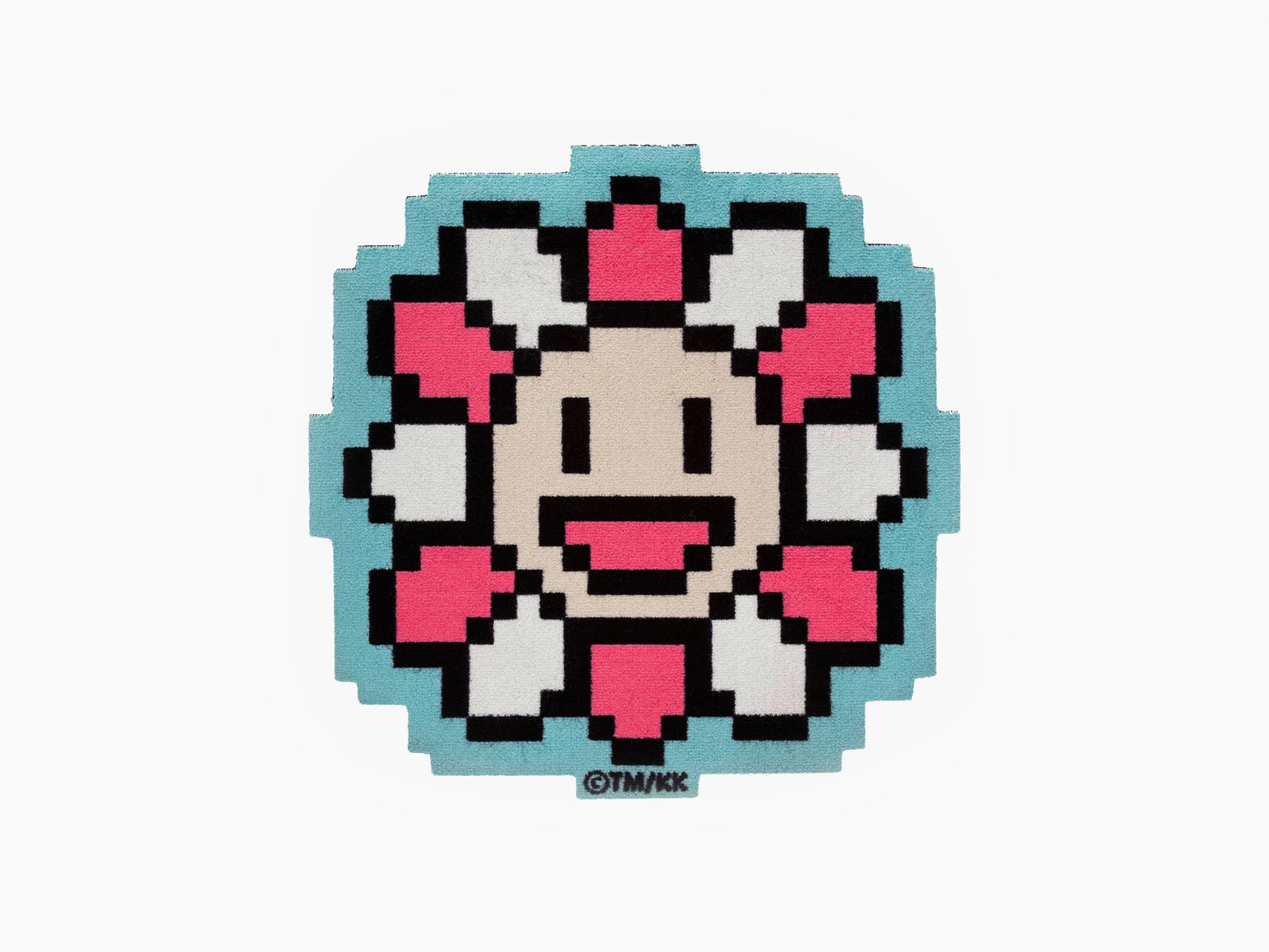 Takashi Murakami - Murakami.Flowers Tapis de sol découpé (Dot Flower #0000)