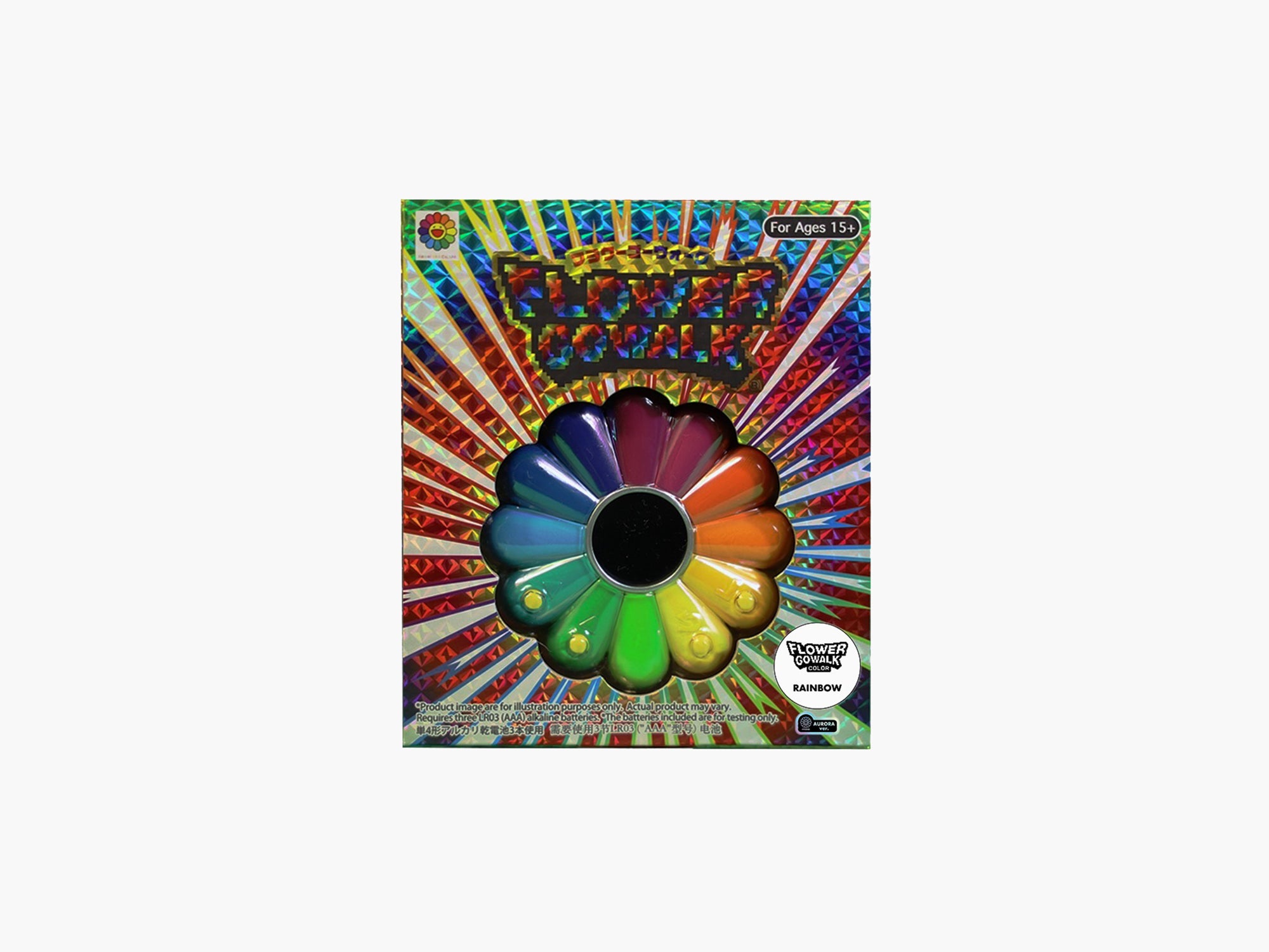 Takashi Murakami - FLOWER GO WALK COLOR / Aurora : Rainbow