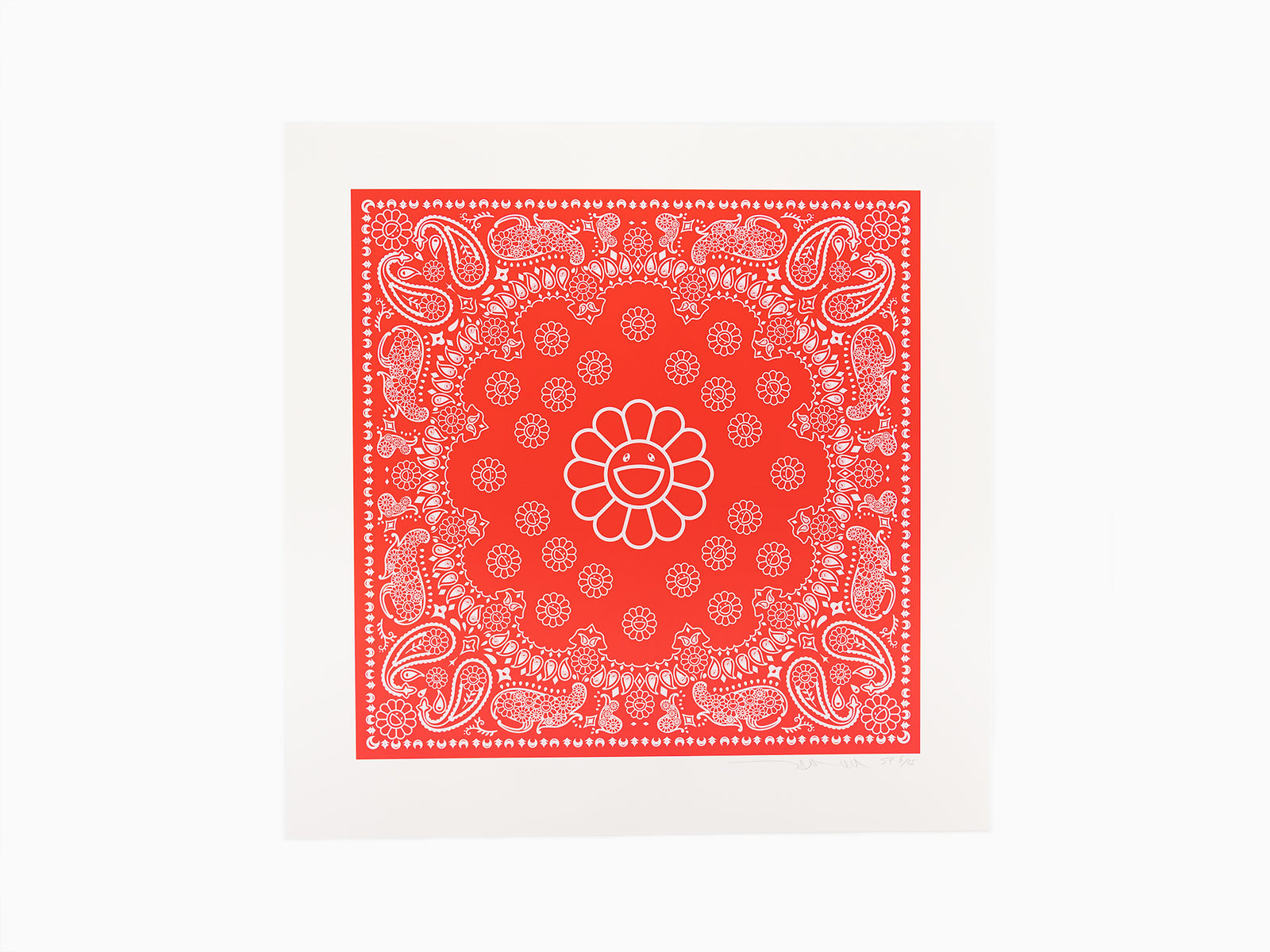 Takashi Murakami - Paisley de fleurs