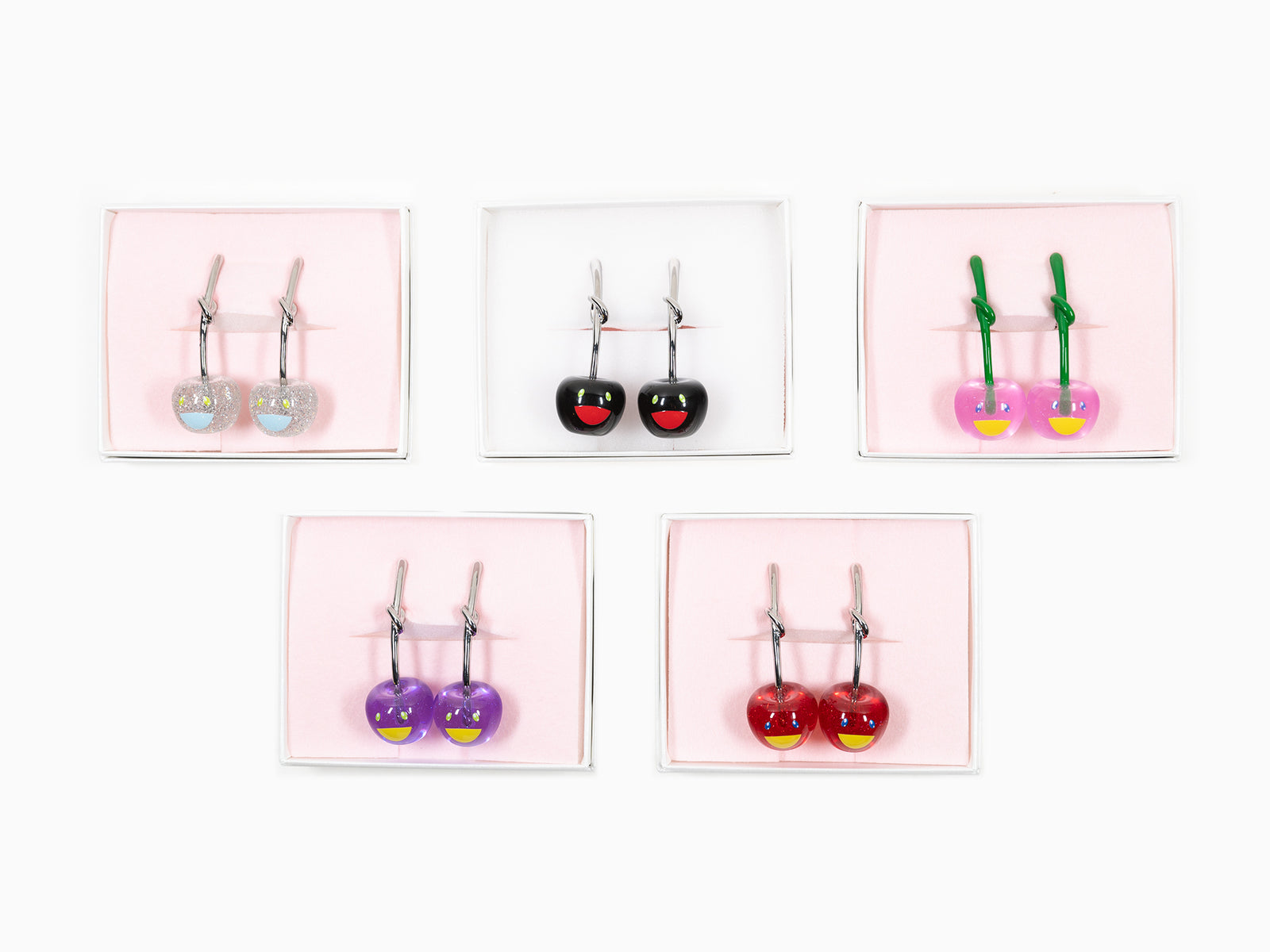 Takashi Murakami x Liquem - Boucles d'oreilles cerise