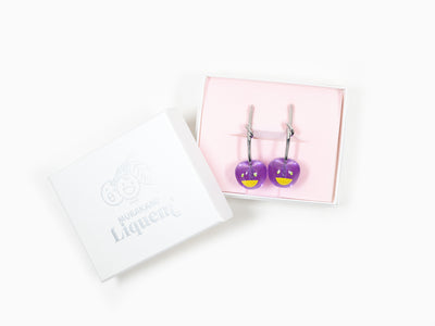 Takashi Murakami x Liquem - Boucles d'oreilles cerise