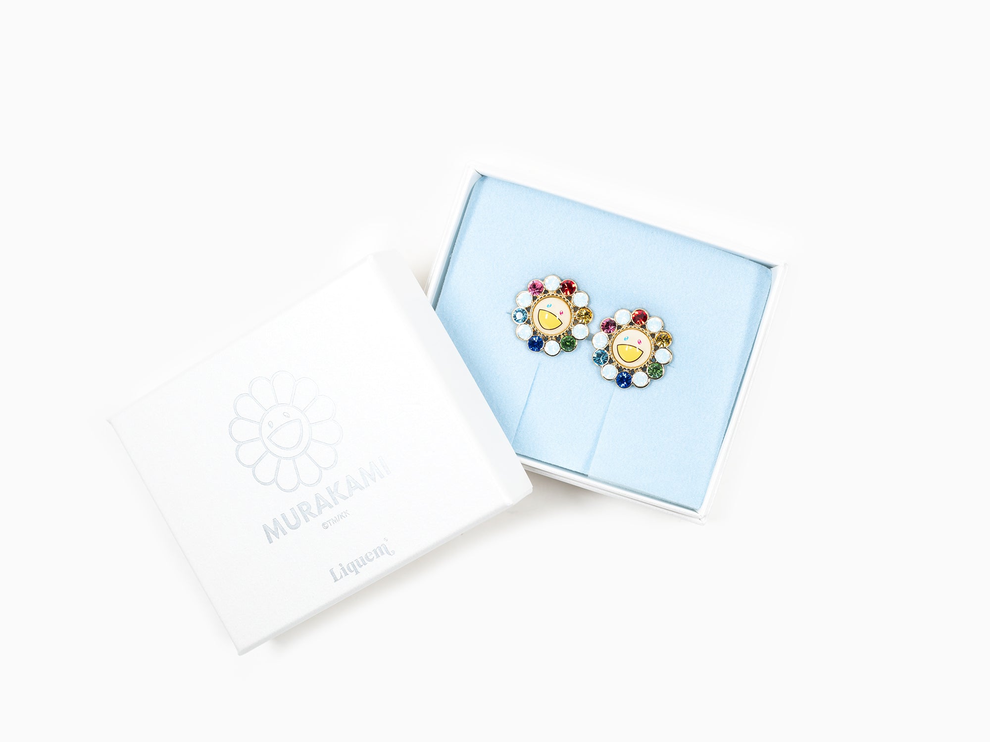 Takashi Murakami x Liquem - Boucles d'oreilles fleurs