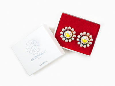 Takashi Murakami x Liquem - Boucles d'oreilles Fleur de Perle