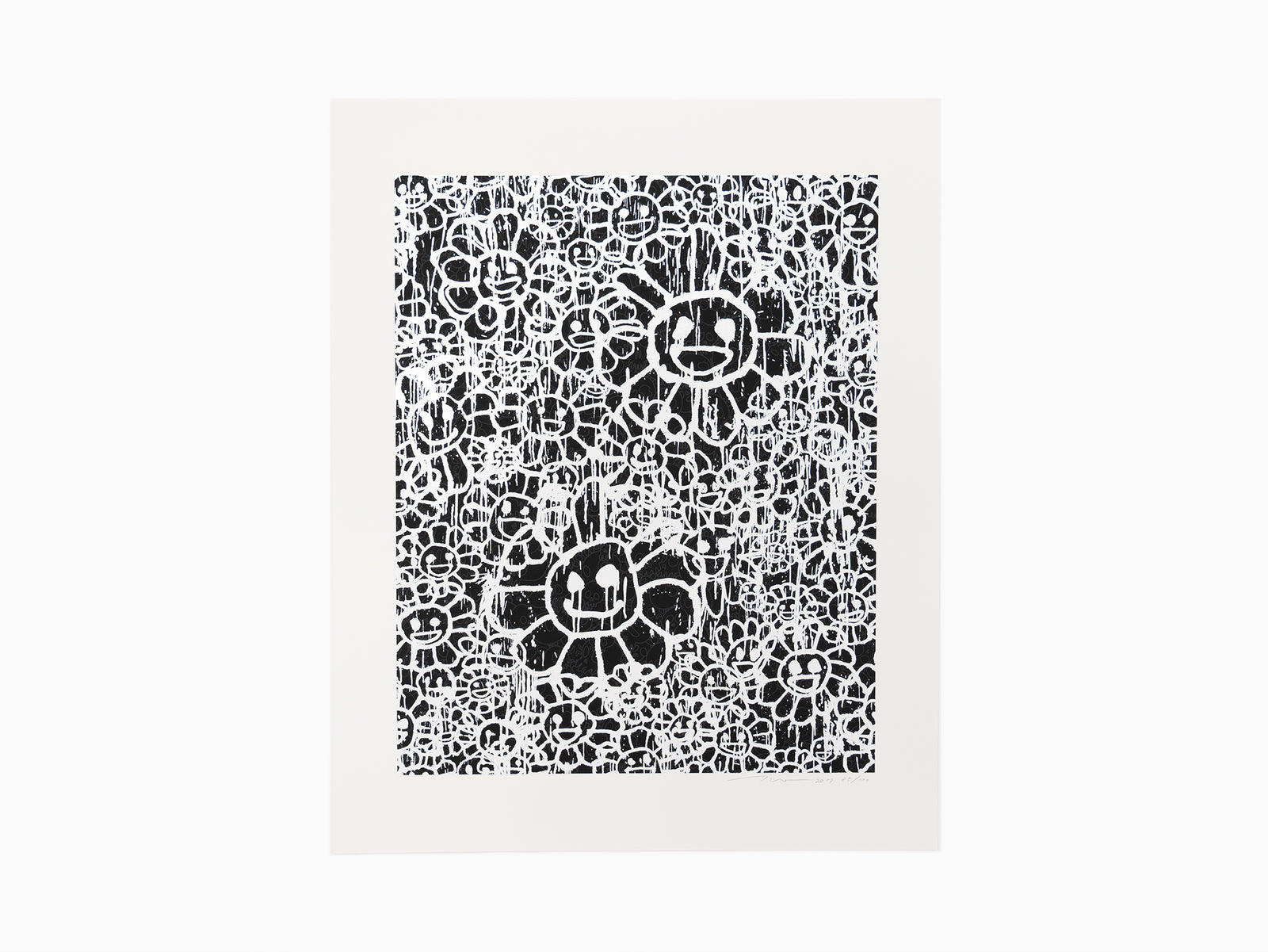Takashi Murakami x MADSAKI - Flowers A Black (titre provisoire)