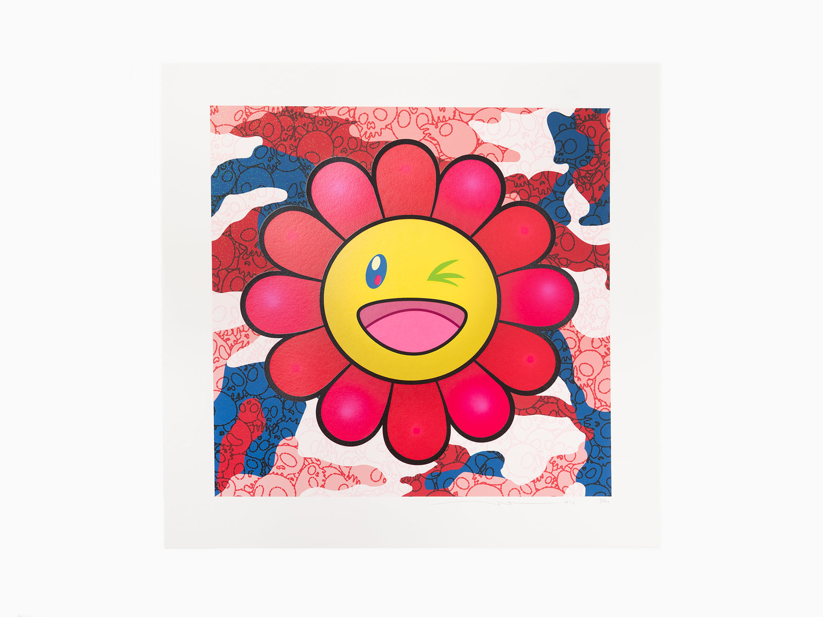 Takashi Murakami - Murakami.Flower #4441 Warhol Camouflage