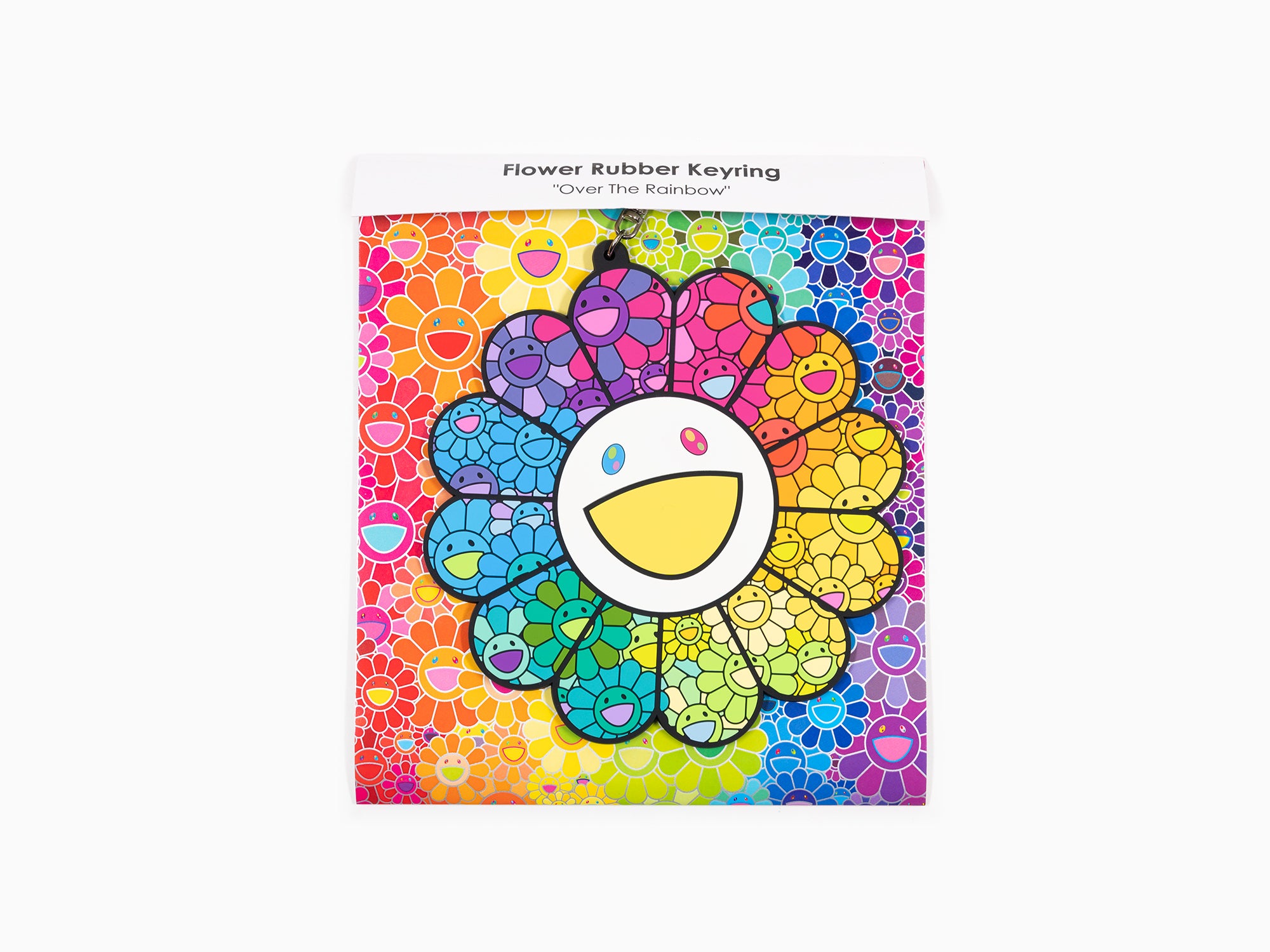 Takashi Murakami - Porte-clés en caoutchouc en forme de fleur - Over The Rainbow