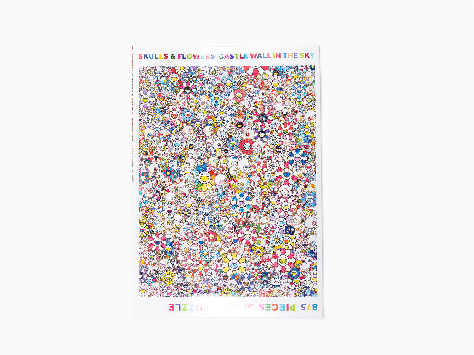 Takashi Murakami - SKULLS & FLOWERS CASTLE WALL IN THE SKY puzzle