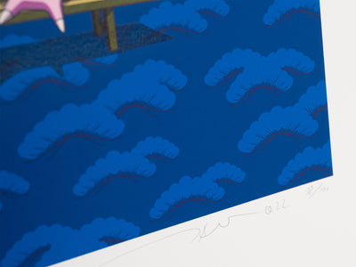 Takashi Murakami - Neige, Lune et Fleur : Kaikai et Kiki regardant la lune