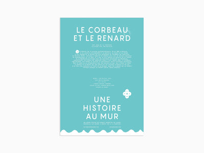 Une Histoire au Mur - Jan Bajtlik (Le Corbeau et le Renard)