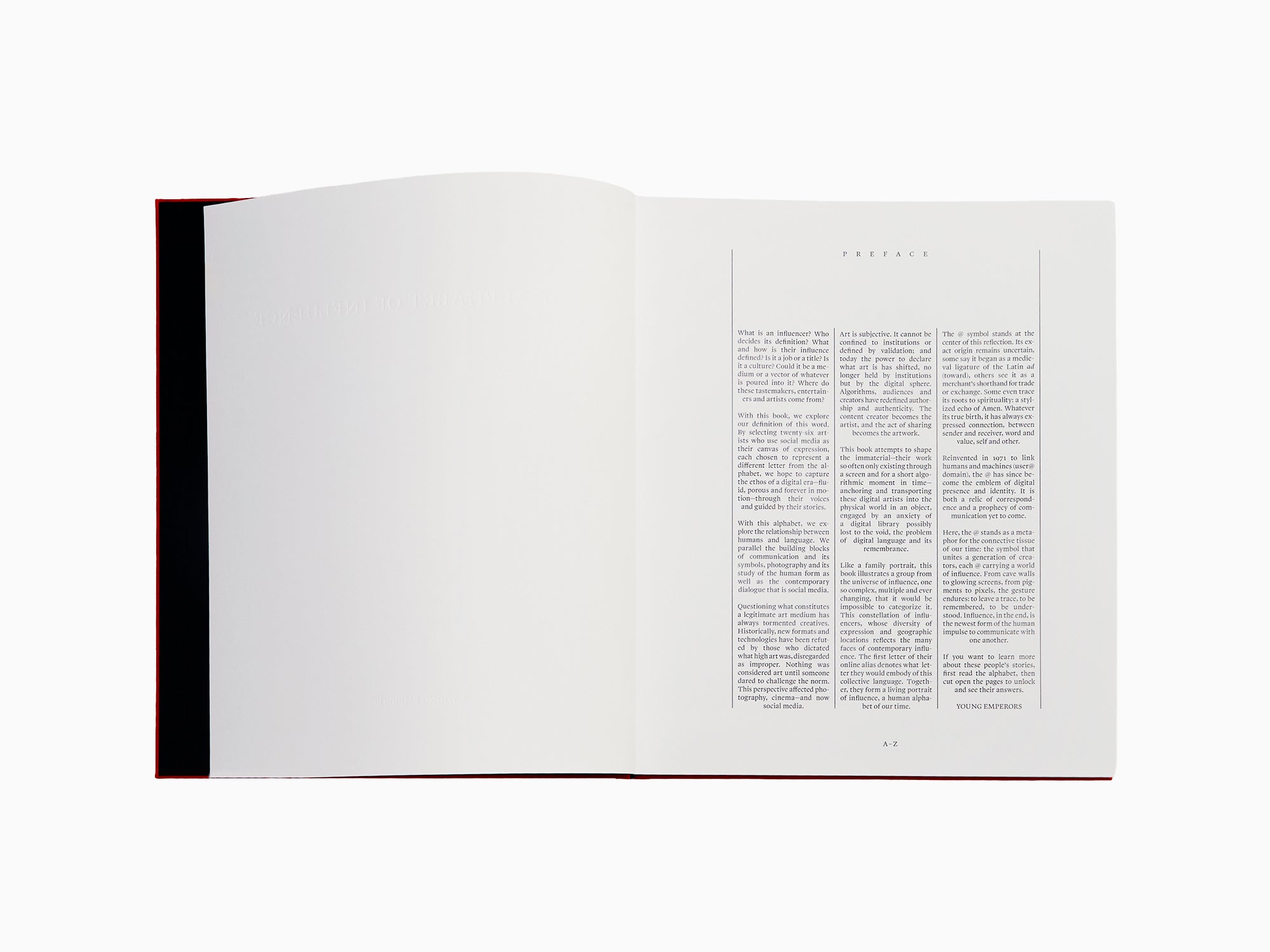 Jeunes empereurs - L'alphabet de l'influence