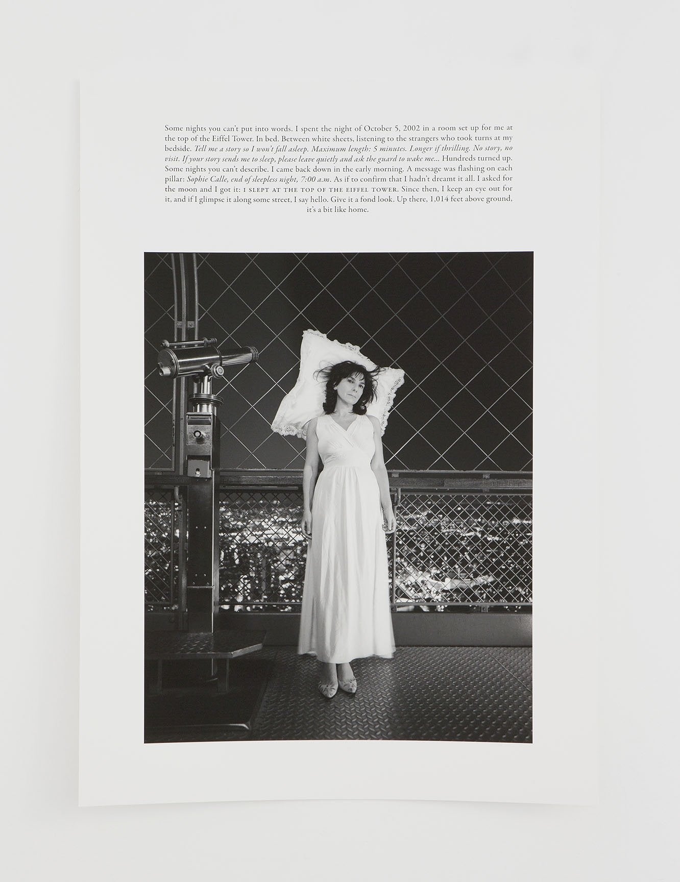 Sophie Calle - "Room with a view".