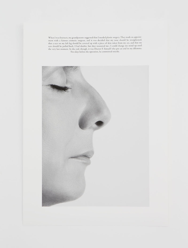 Sophie Calle - "La chirurgie esthétique"