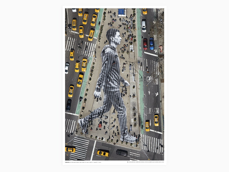 JR - Migrants, se promenant dans la ville de New York (standard poster)
